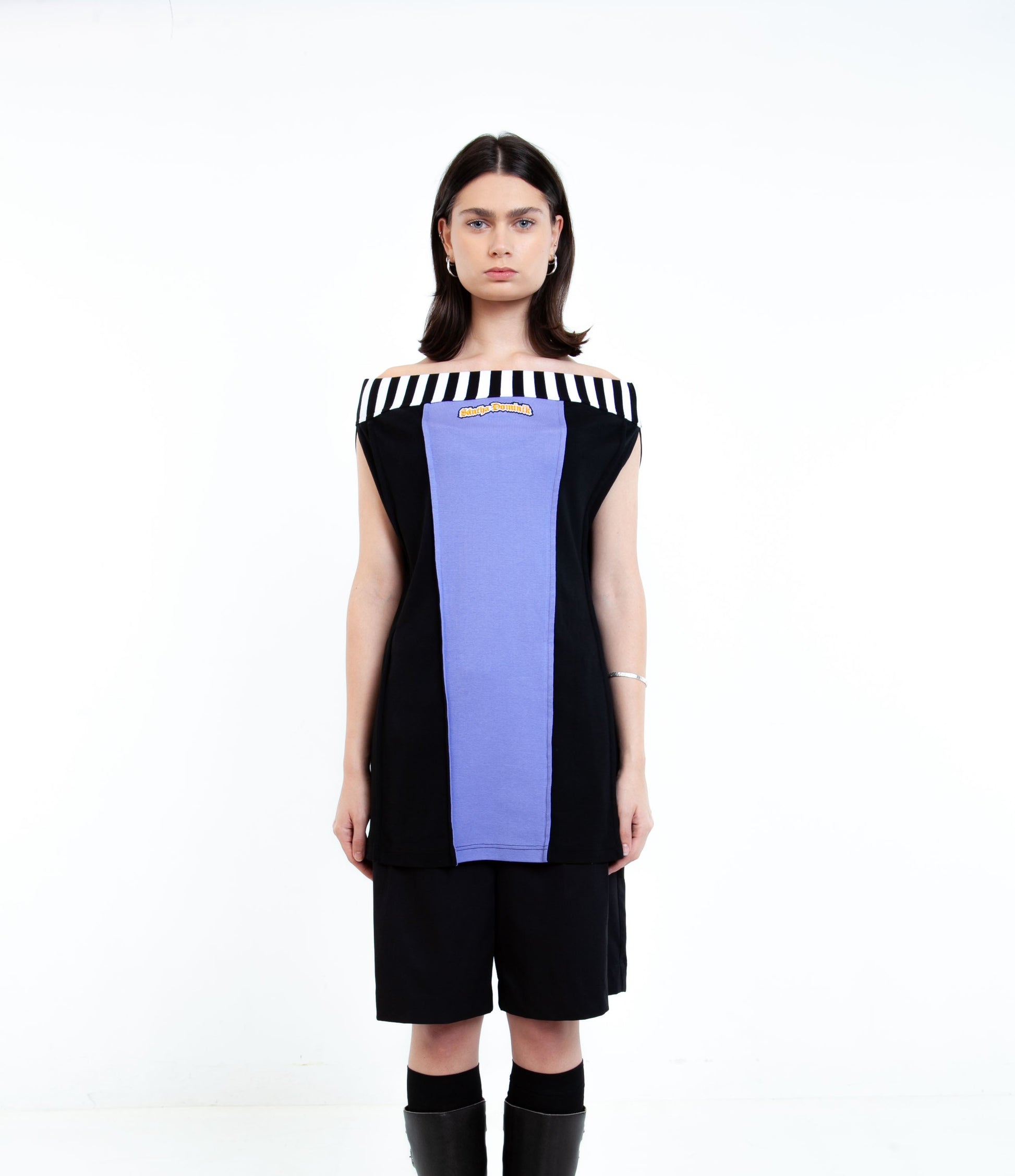 Váll nélküli dress - SD250103PK